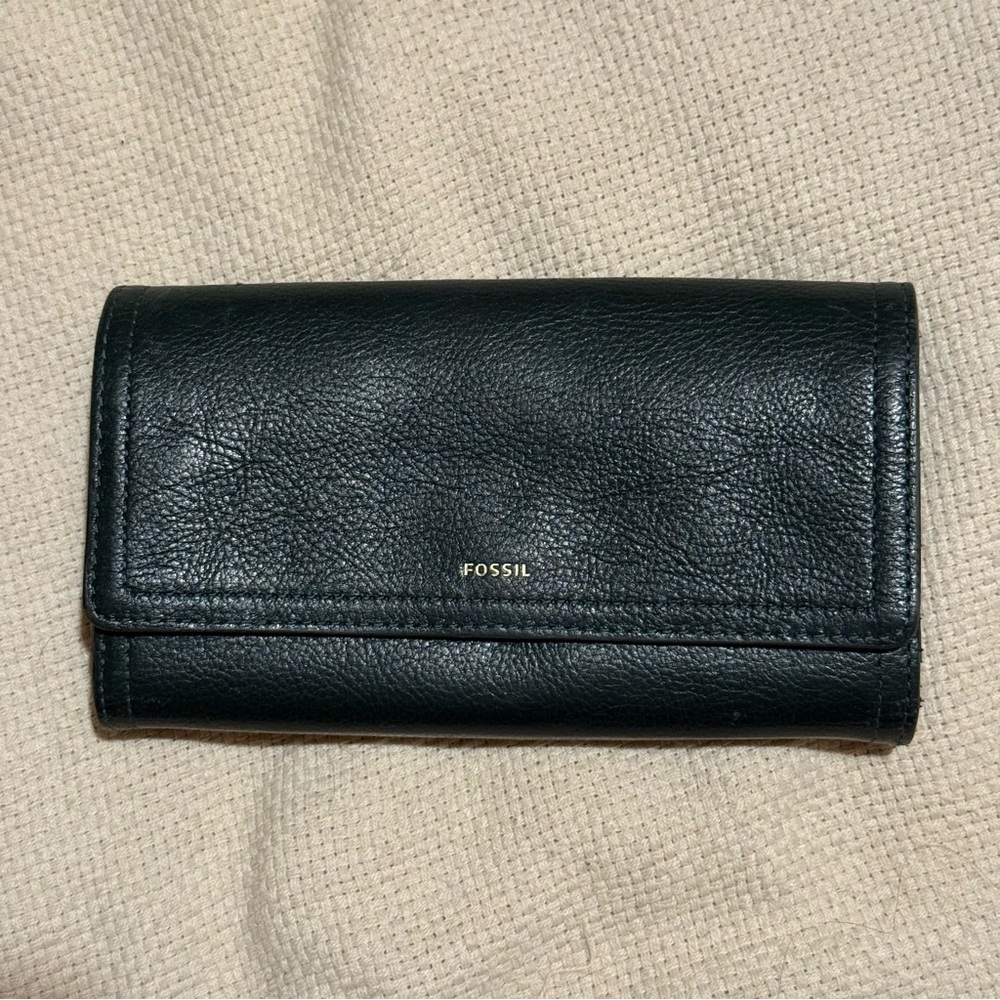 Fossil Black Leather Wallet